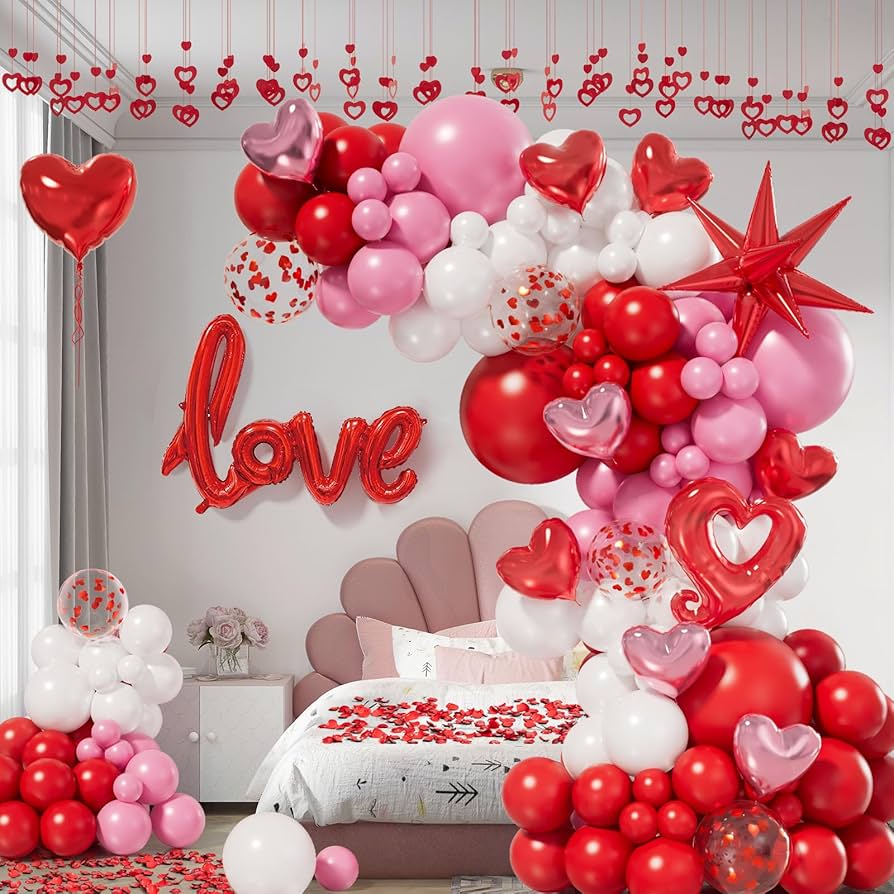 ⠀*⠀様 22.12 balloon apartment CD Amazon.com: Bonropin 156pcs Valentines Day Balloon Arch